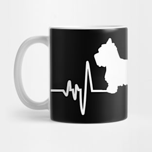 Westie Heartbeat For Dog Lovers Mug